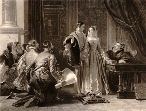 Lady Jane Grey accepting the Crown after Leslie